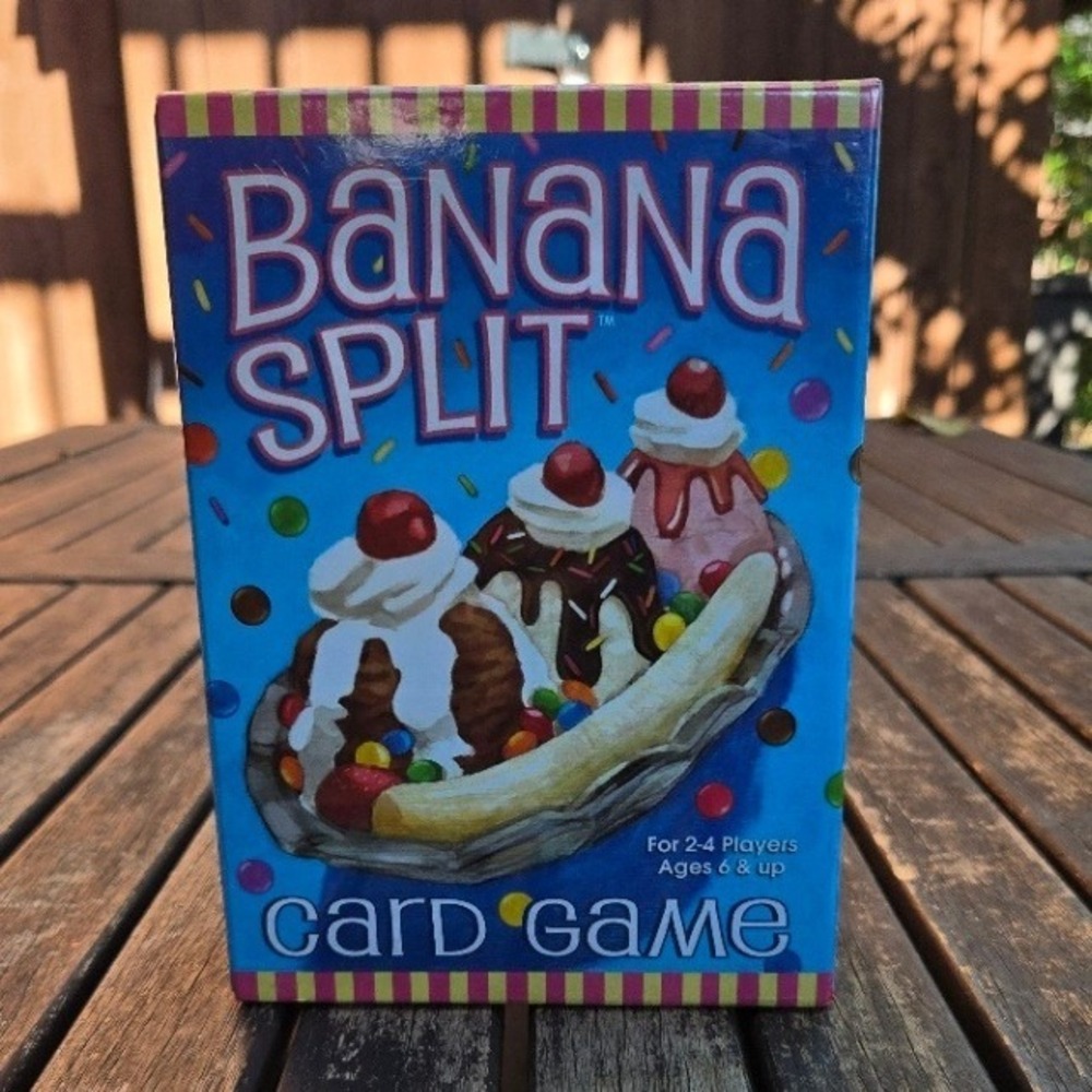 Banana Split Card Game Vintage Family Strategy Game U.S. Games Systems